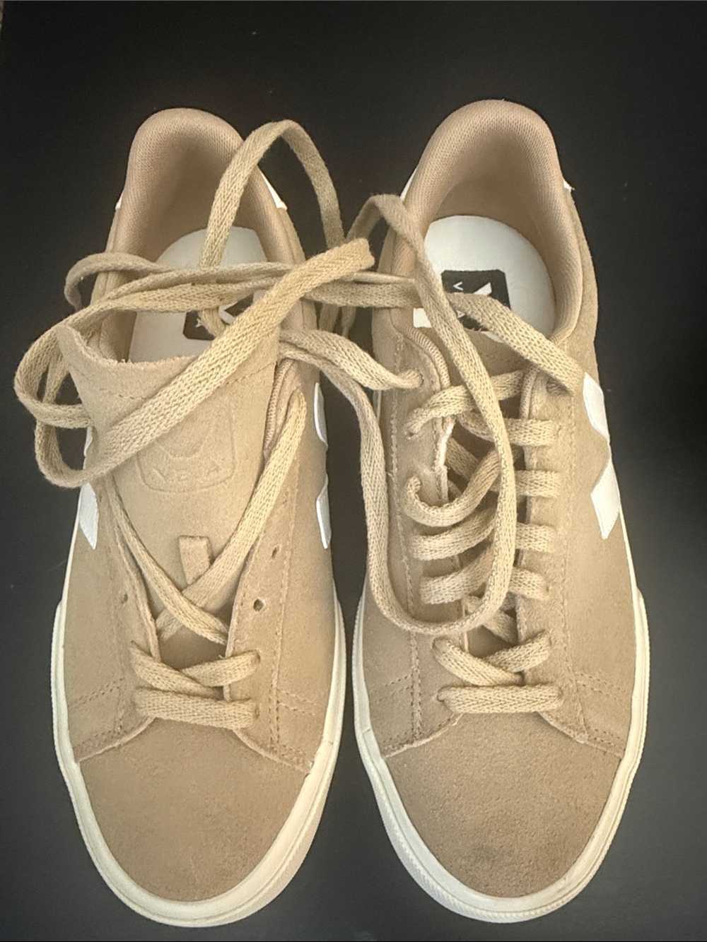 Veja Campo Sneakers in Dune / White - Picture 4 of 8